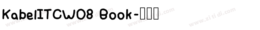 KabelITCW08 Book字体转换